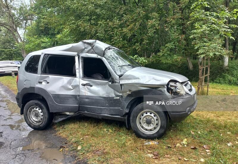 Тяжелое ДТП в Загатальском районе,