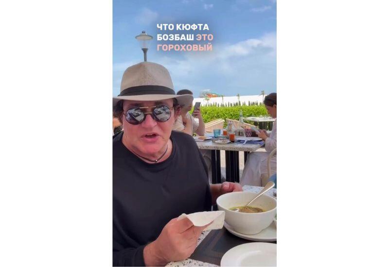 Дмитрий Дибров попробовал в Азербайджане кюфта-бозбаш