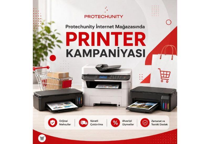 Protechunity internet mağazasında printer kampaniyası