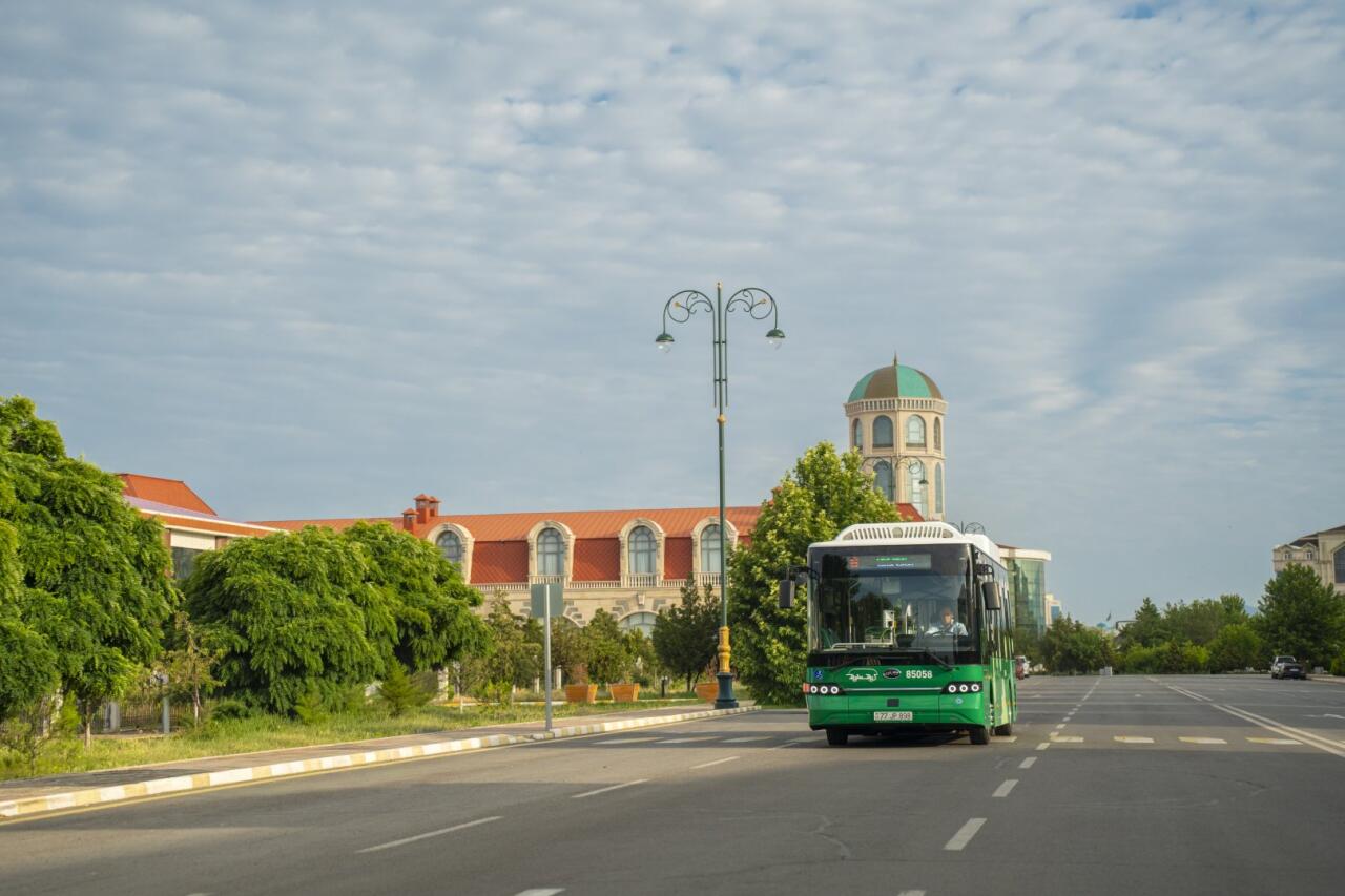 Naxçıvanda ictimai nəqliyyat yenilənib, 72 elektrikli avtobus istifadəyə verilib