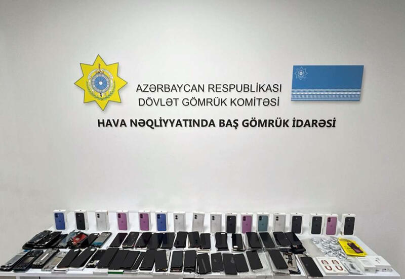Gömrük orqanına bəyan edilməyən 17 ədəd mobil telefon aşkarlanıb