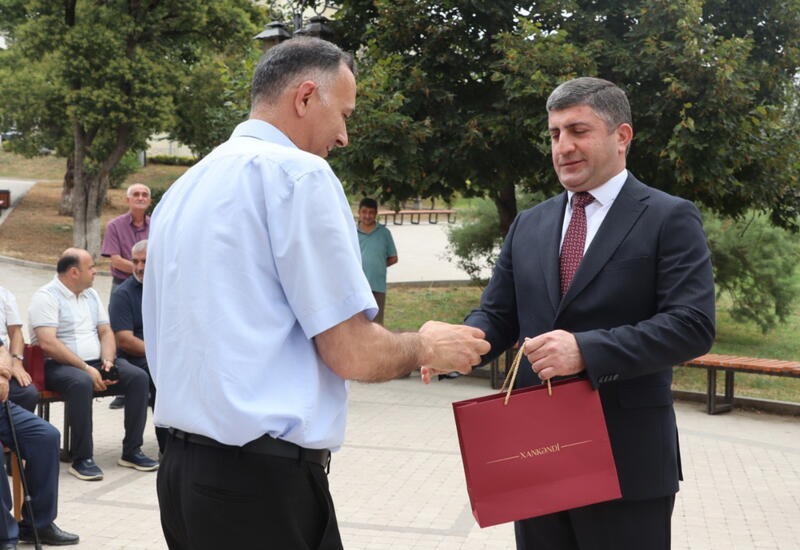 Növbəti köç karvanı Xankəndiyə çatıb, ailələrə evlərin açarları təqdim olunub
