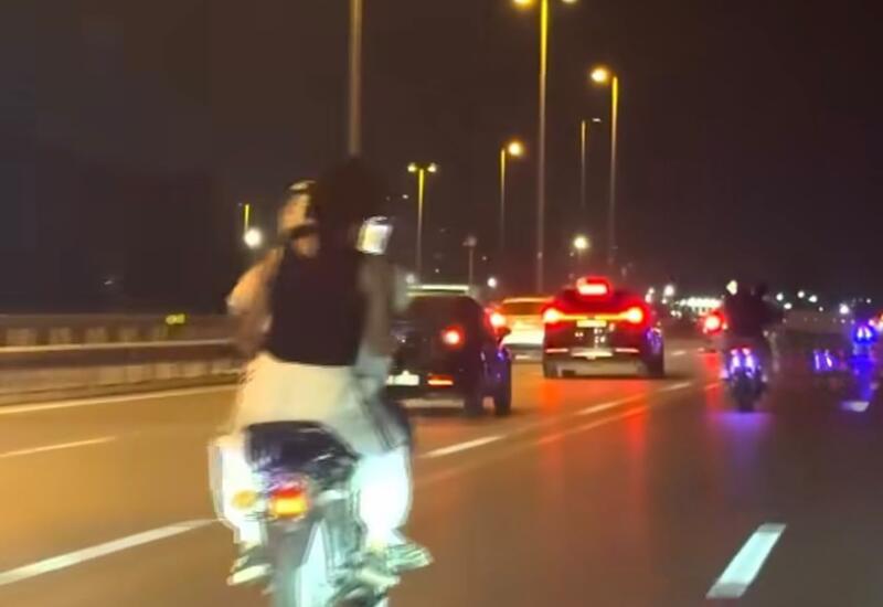 Mopedlə avtoxuliqanlıq etdi, həbs olundu