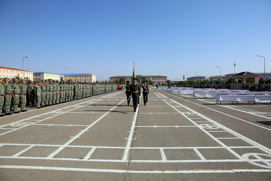 Azərbaycan Ordusunda andiçmə mərasimləri keçirilib