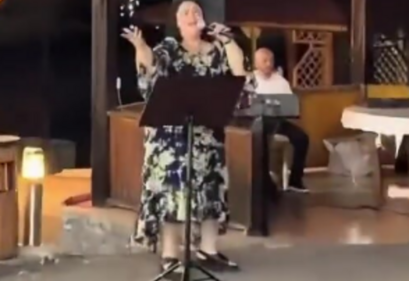 Almaz Ələsgərlinin restoran çıxışı müzakirələrə səbəb oldu