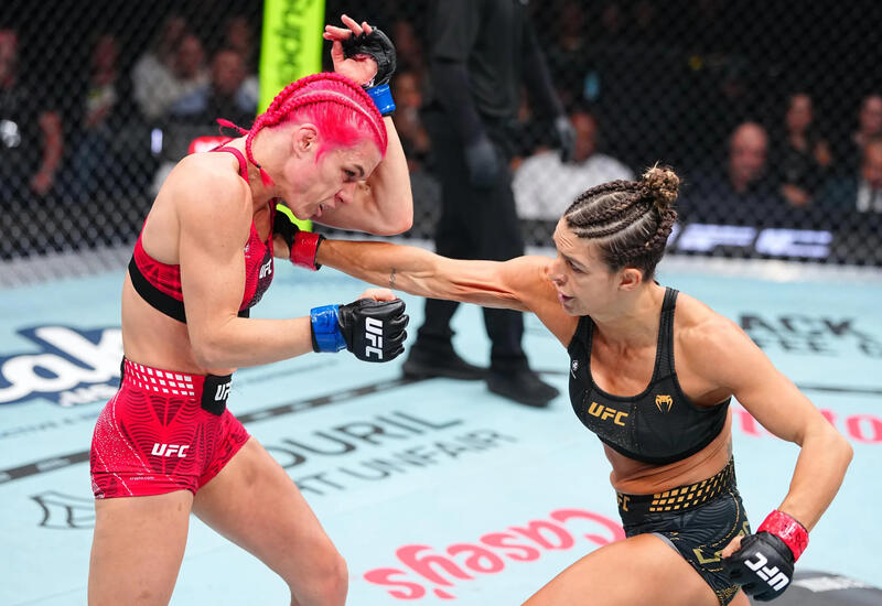 Маккензи Дерн одолела Джиллиан Робертсон и защитила чемпионский пояс UFC