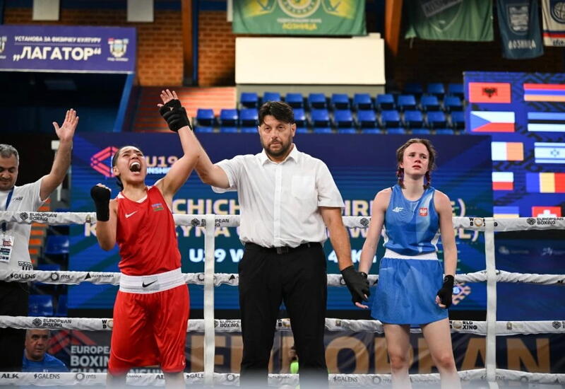 Азербайджанская боксерша вышла в полуфинал Евро