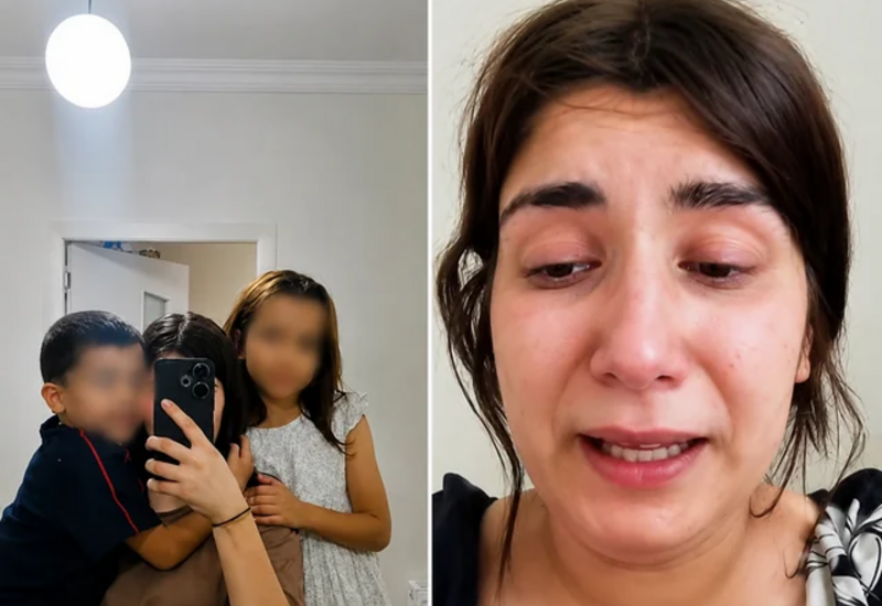 Övladlarından ayrı düşən ana uşaqlarına qovuşdu