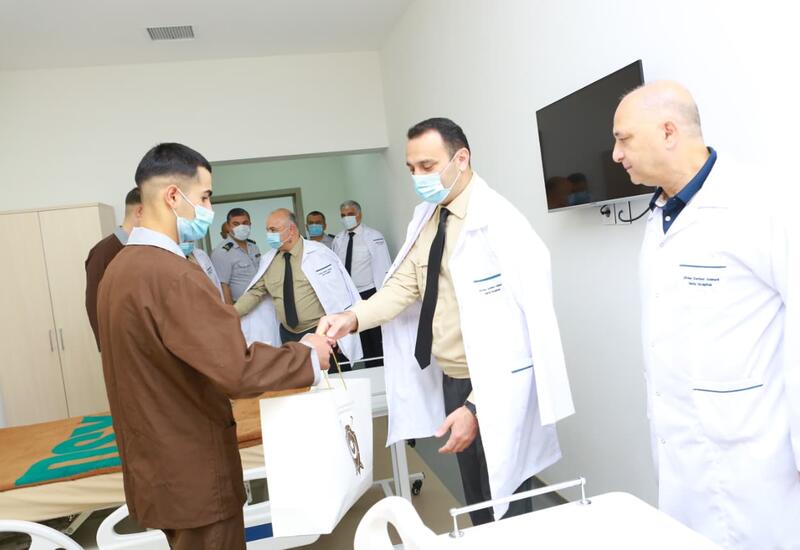 Hərbi Prokurorluğun rəhbər vəzifəli şəxsləri Dövlət Sərhəd Xidmətinin hospitalını və hərbi hissələrini ziyarət edib