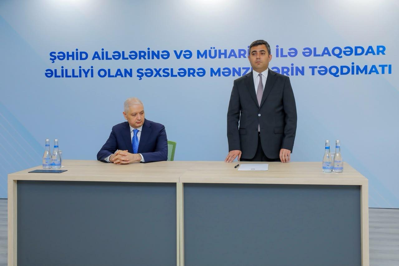 Naxçıvanda şəhid ailələri və müharibə əlillərinə 68 mənzil verilib