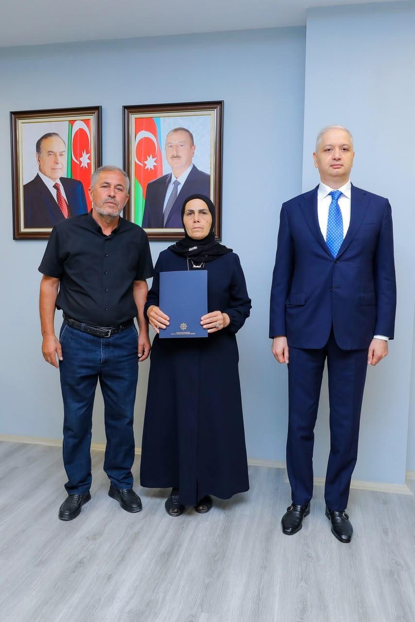 Naxçıvanda şəhid ailələri və müharibə əlillərinə 68 mənzil verilib