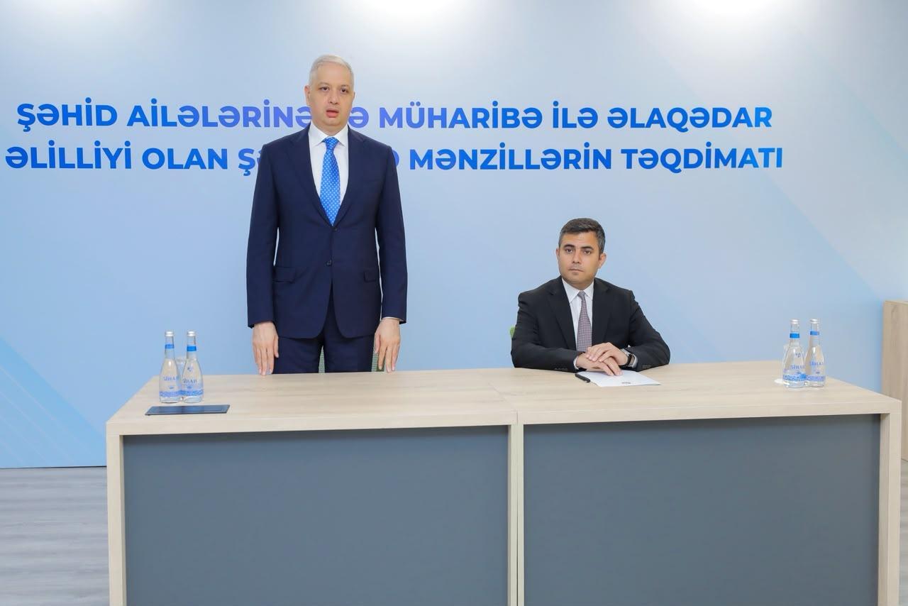 Naxçıvanda şəhid ailələri və müharibə əlillərinə 68 mənzil verilib