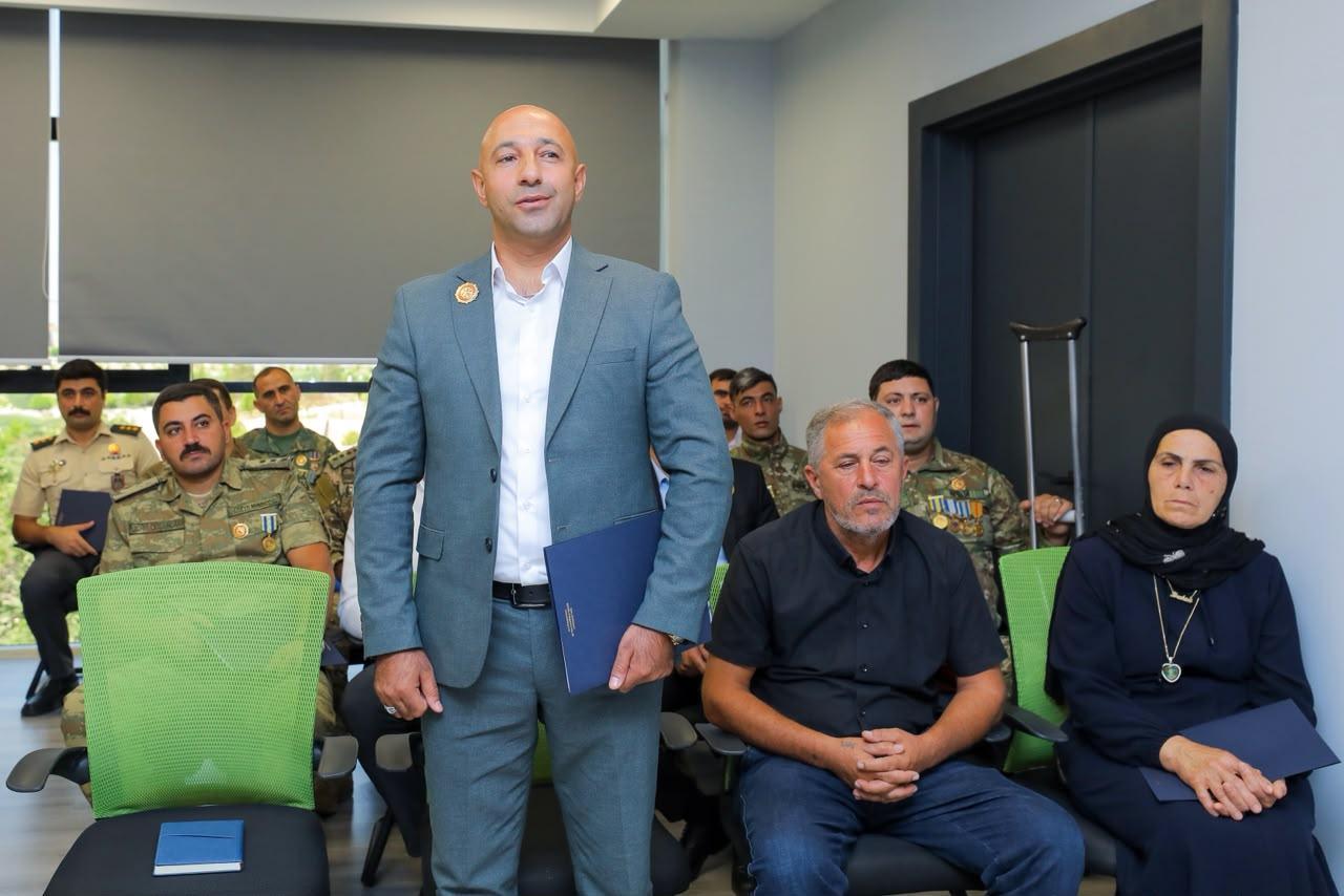 Naxçıvanda şəhid ailələri və müharibə əlillərinə 68 mənzil verilib