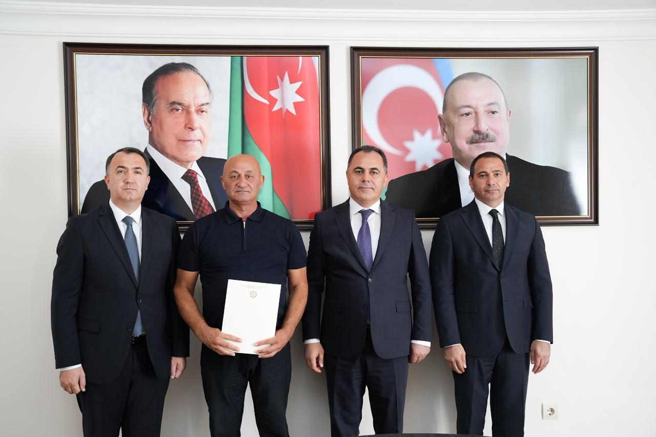Naxçıvanda şəhid ailələri və müharibə əlillərinə 68 mənzil verilib