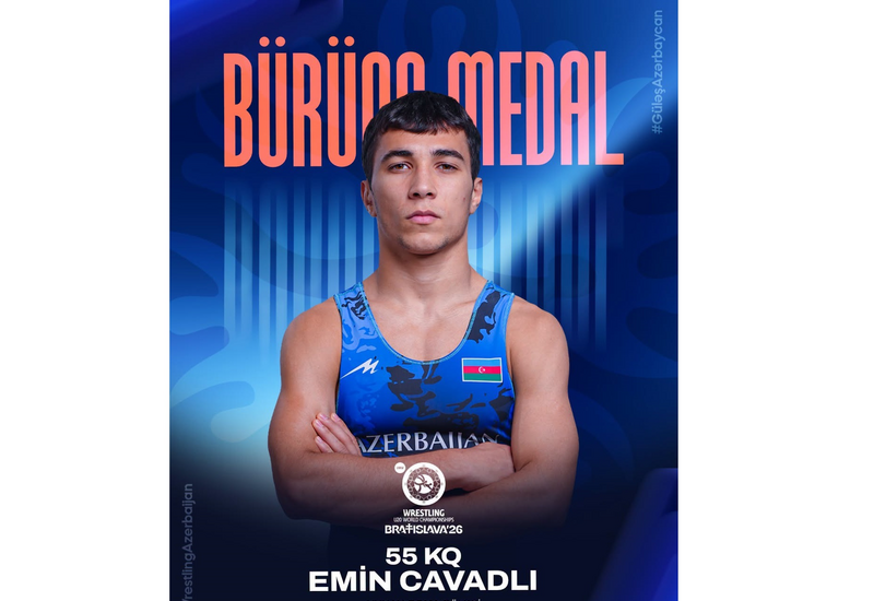 Azərbaycan güləşçisi dünya çempionatında bürünc medal qazanıb