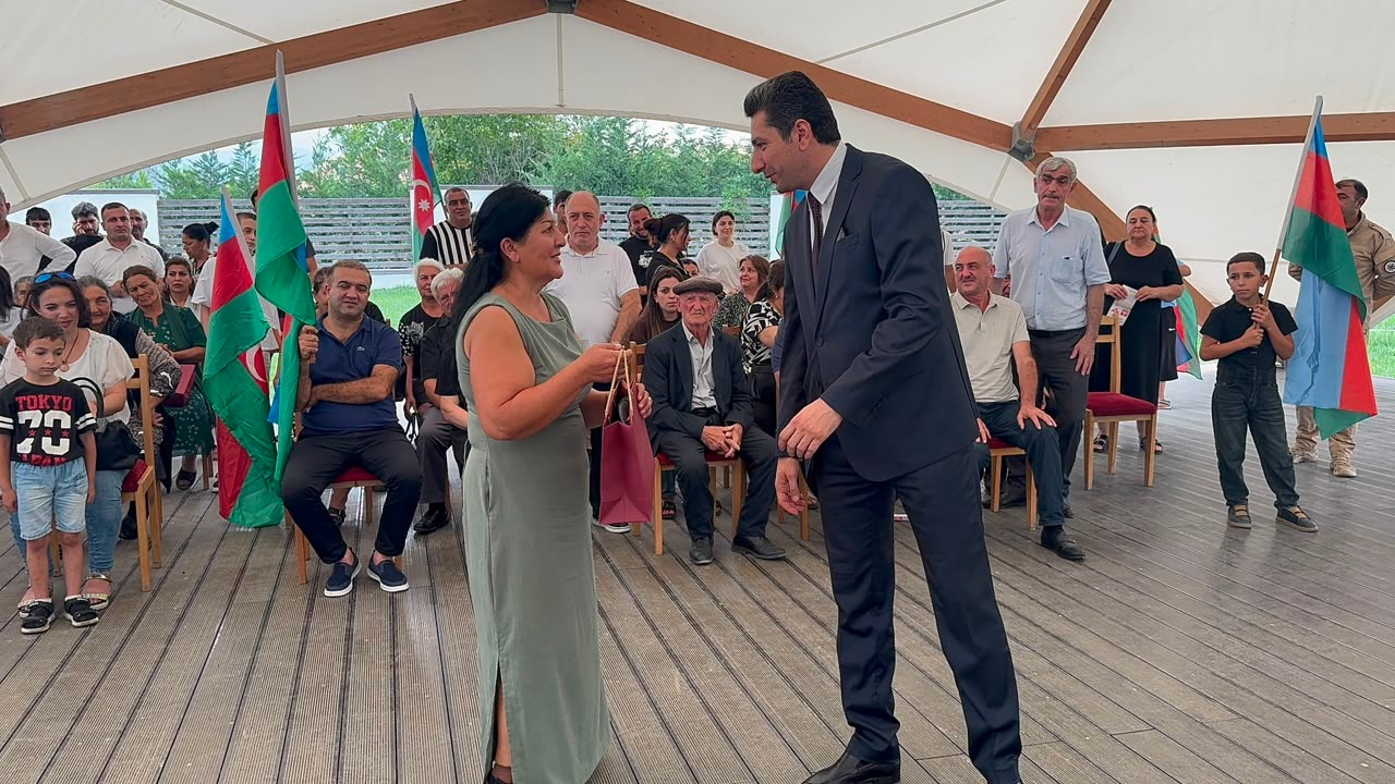 Xankəndi, Xocalı və Ağdərəyə köçürülən ailələrə evlərin açarları təqdim edilib