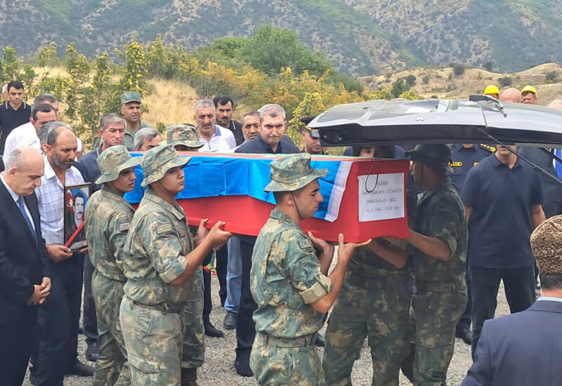 В Лачине захоронены останки шехида Первой Карабахской войны