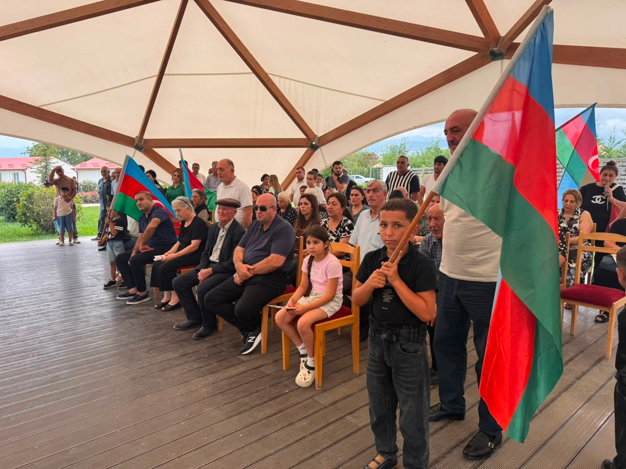 Xankəndi, Xocalı və Ağdərəyə köçürülən ailələrə evlərin açarları təqdim edilib