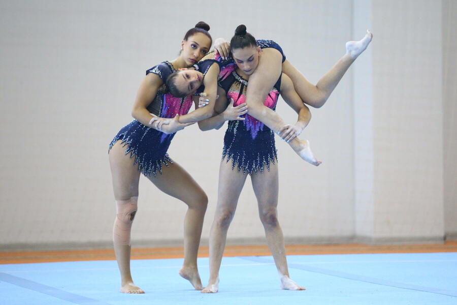 Akrobatika və aerobika gimnastikası üzrə ölkə çempionatları keçirilib