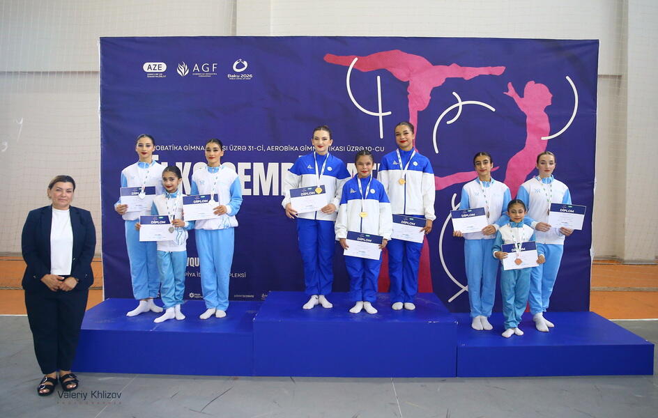 Akrobatika və aerobika gimnastikası üzrə ölkə çempionatları keçirilib