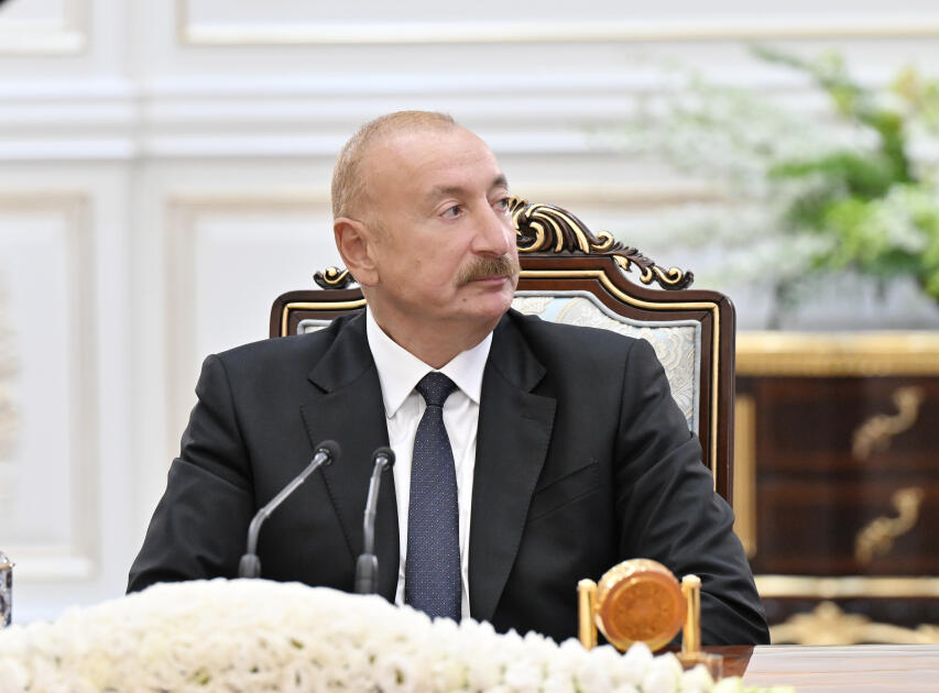 Президент Ильхам Алиев и Президент Шавкат Мирзиёев приняли участие в 3-ем заседании Высшего межгосударственного совета