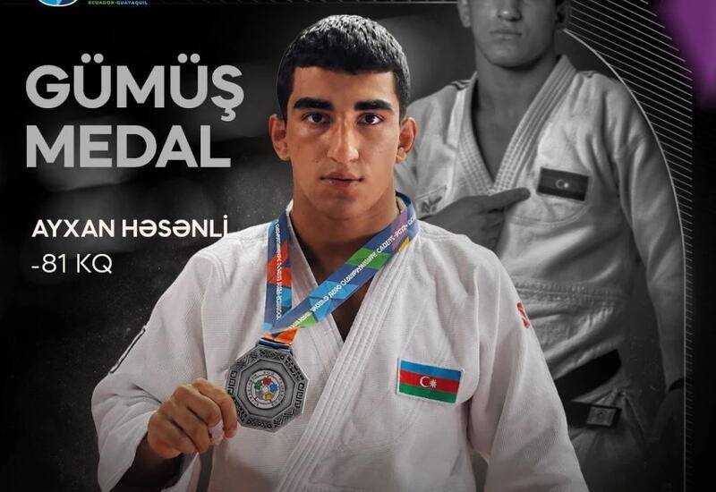 Айхан Гасанлы стал вице-чемпионом мира по дзюдо среди юниоров