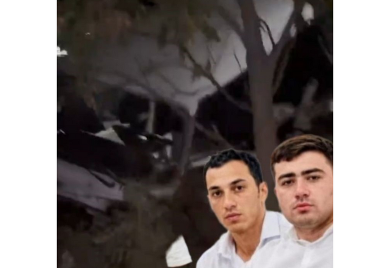 Toydan çıxıb qəzada ölən gənclərin son görüntüsü