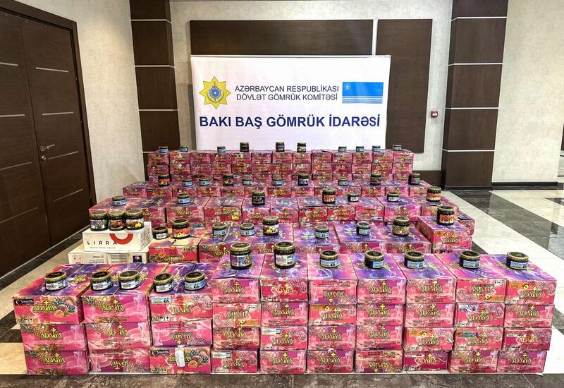 Ölkə ərazisinə gömrük qaydaları pozulmaqla gətirilən minlərlə qəlyan tütünü aşkar edilib