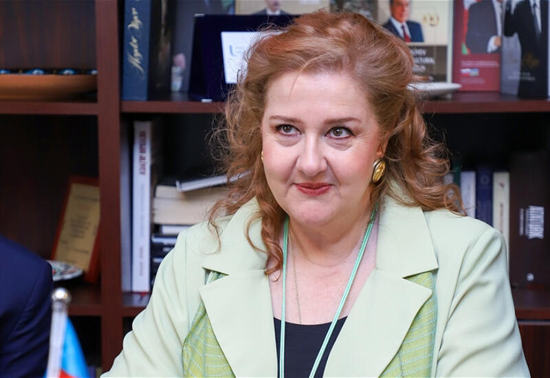 Marianxeles Belluşi Birinci vitse-prezident Mehriban Əliyevanı təbrik edib
