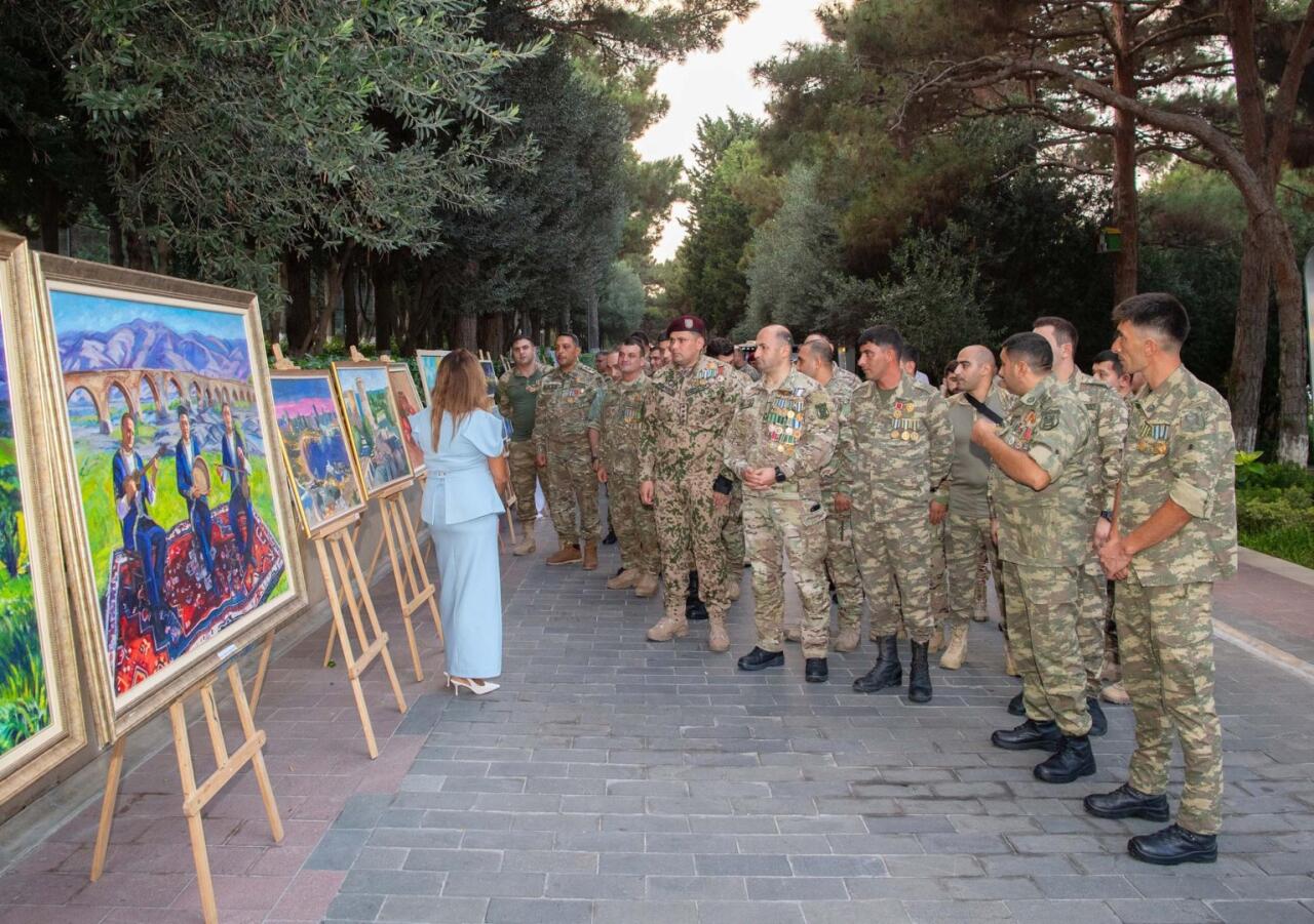 В центре отдыха "Бильгях" СГБ Азербайджана организована встреча с участниками Отечественной войны