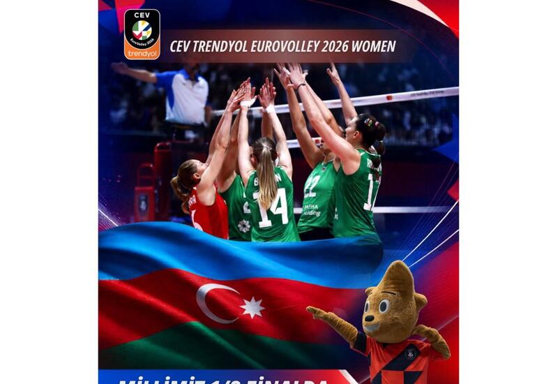 Qadın voleybolçulardan ibarət Azərbaycan millisi 1/8 finalda Türkiyə ilə qarşılaşacaq