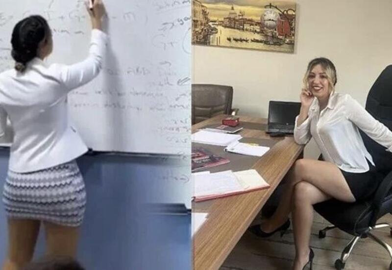 Geyimləri ilə gündəmə gələn Fidan müəllim saxlanıldı