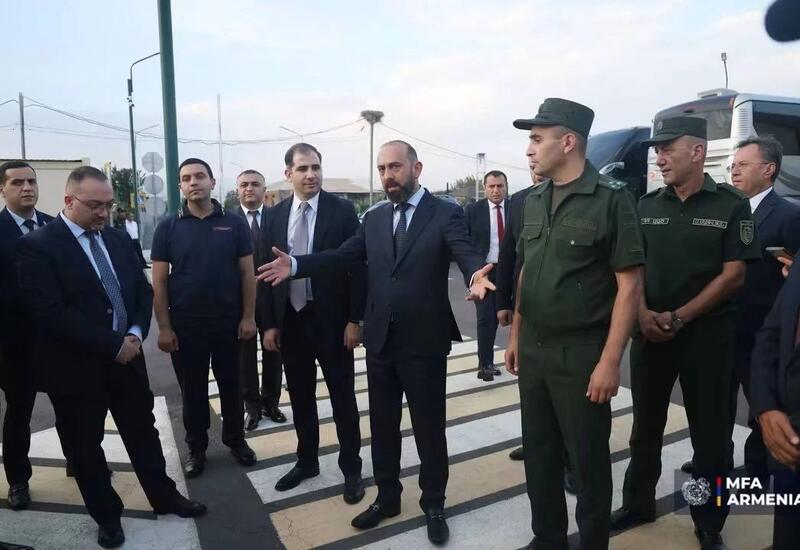 Мирзоян на границе с Турцией