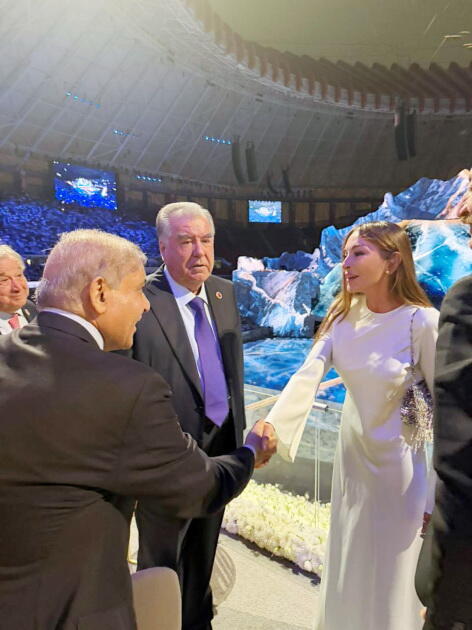 Prezident İlham Əliyev və Birinci xanım Mehriban Əliyeva Bişkekdə 6-cı Dünya Köçəri Oyunlarının açılış mərasimində iştirak ediblər