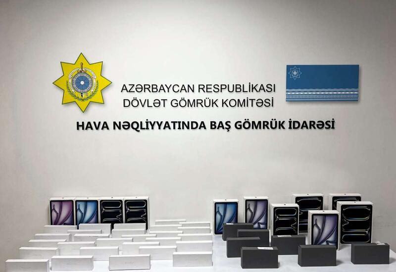 Gömrük sərhədindən qanunsuz keçirilməyə cəhd göstərilən saat və planşetlər aşkar edilib