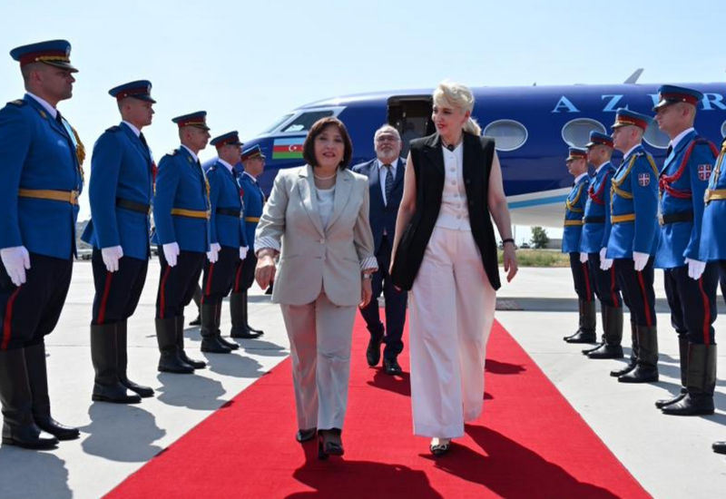 Сахиба Гафарова прибыла в Сербию