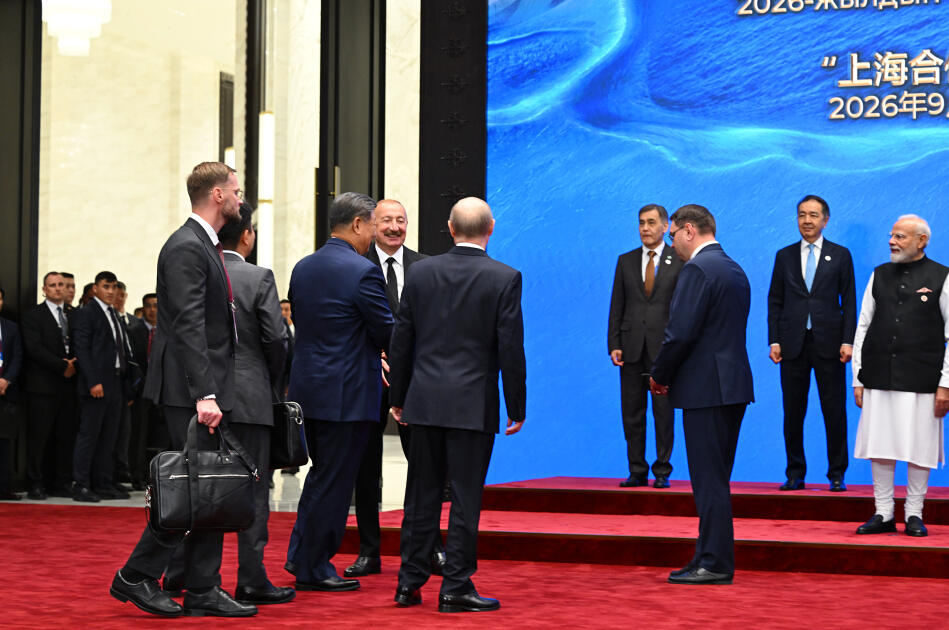 Prezident İlham Əliyev “ŞƏT plyus” formatında görüşdə çıxış edib