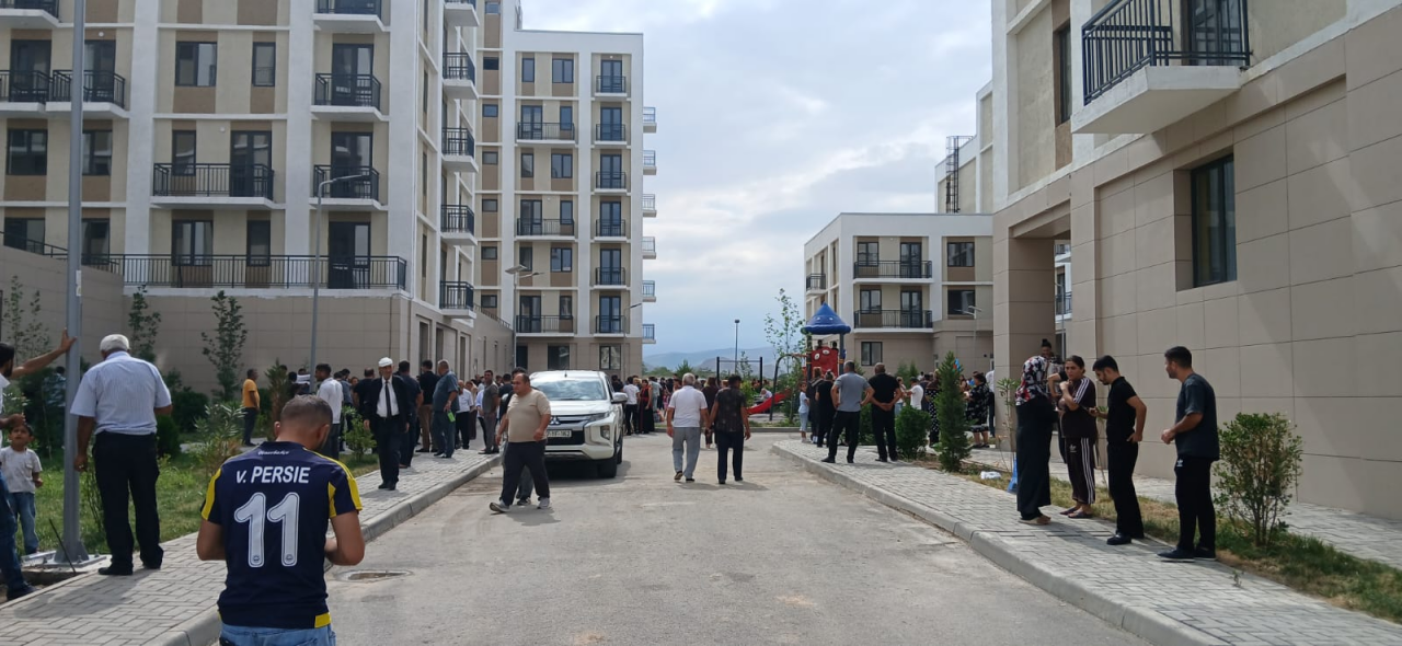 Ağdam şəhərinə köçürülən 117 ailəyə mənzillərin açarları təqdim olunub