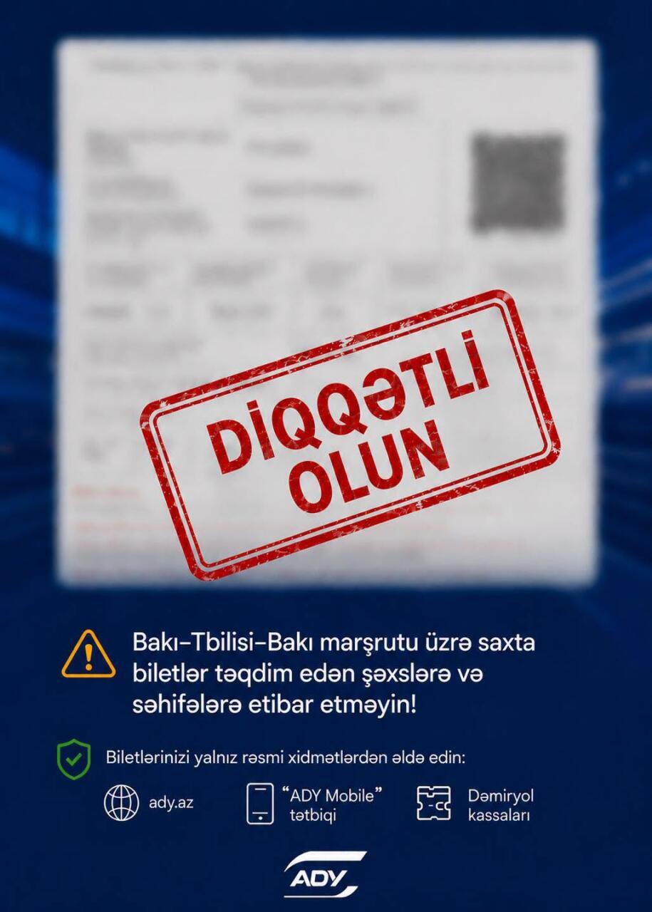 Bakı-Tbilisi qatarına saxta bilet satılır