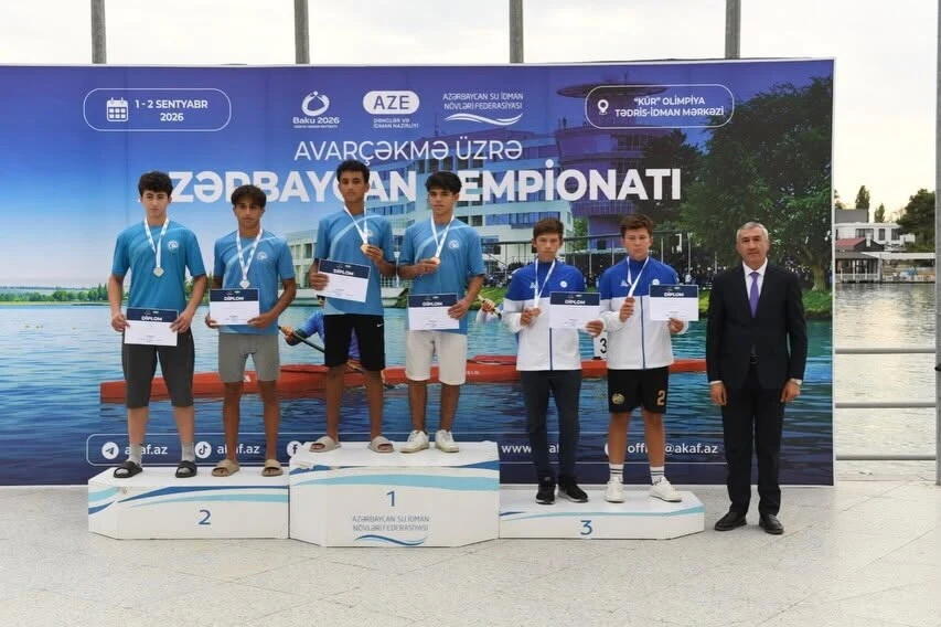 Определились победители первого дня чемпионата Азербайджана по гребле и каноэ