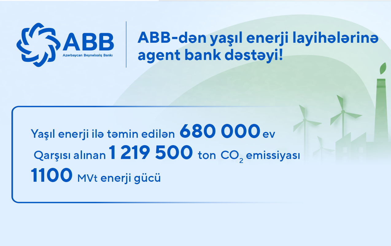 Агентская поддержка Банка ABB для проектов в сфере зеленой энергетики!