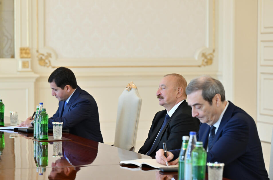 Президент Ильхам Алиев принял Президента Парламентской ассамблеи ОБСЕ
