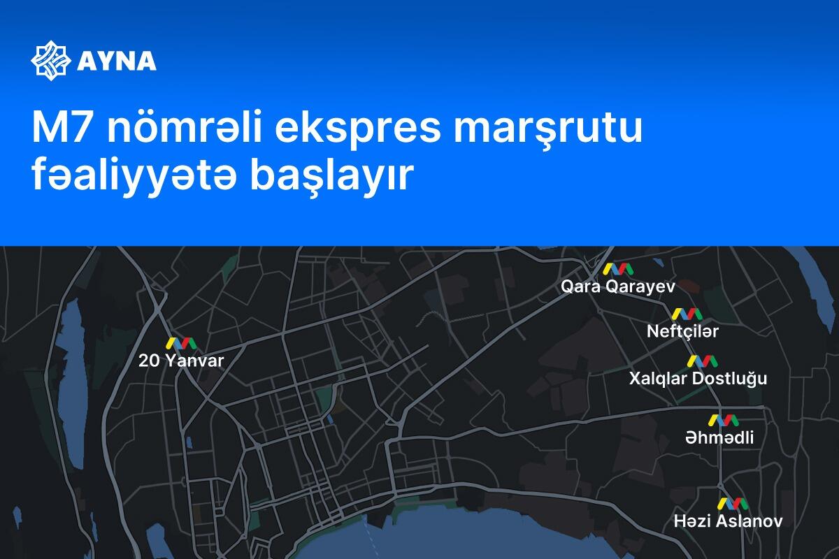 Bu istiqamətdə yeni ekspres marşrut fəaliyyətə başlayır