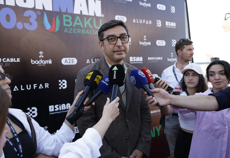 Фарид Гаибов назвал проведение первой в Баку гонки IRONMAN 70.3 знаменательным событием для страны