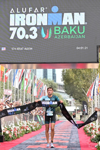 Определился победитель бакинского IRONMAN 70.3