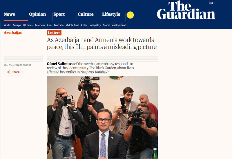 The Guardian обвинили в искажении событий вокруг Карабаха