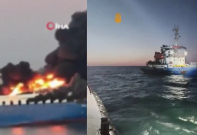 В Черном море атаковано судно с азербайджанскими моряками, есть погибшие