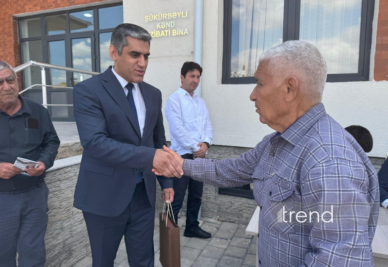 Şükürbəyli kəndində daha 25 ailəyə evlərinin açarları təqdim olunub