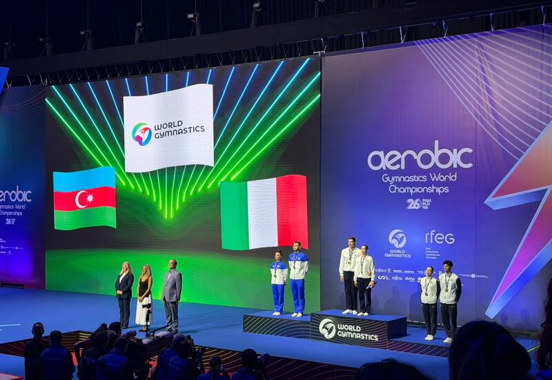 Azərbaycan gimnastları dünya çempionatında gümüş medal qazandılar