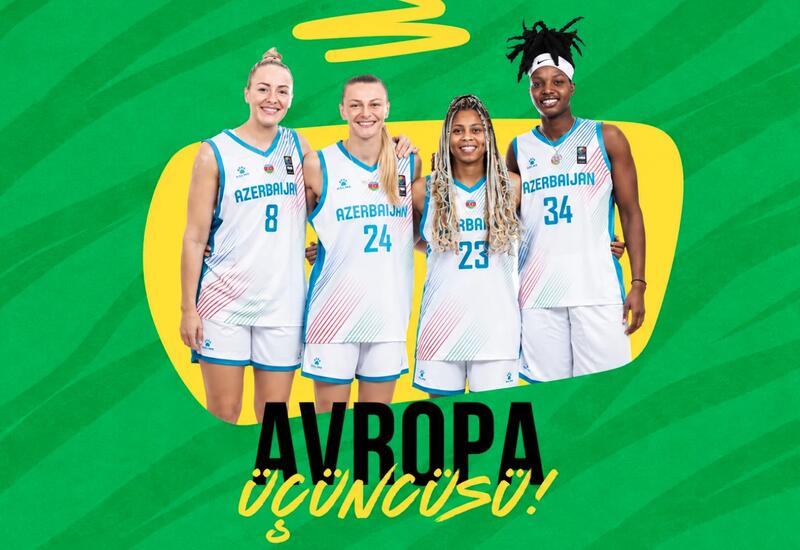 Женская сборная Азербайджана по баскетболу 3x3 завоевала "бронзу" Кубка Европы